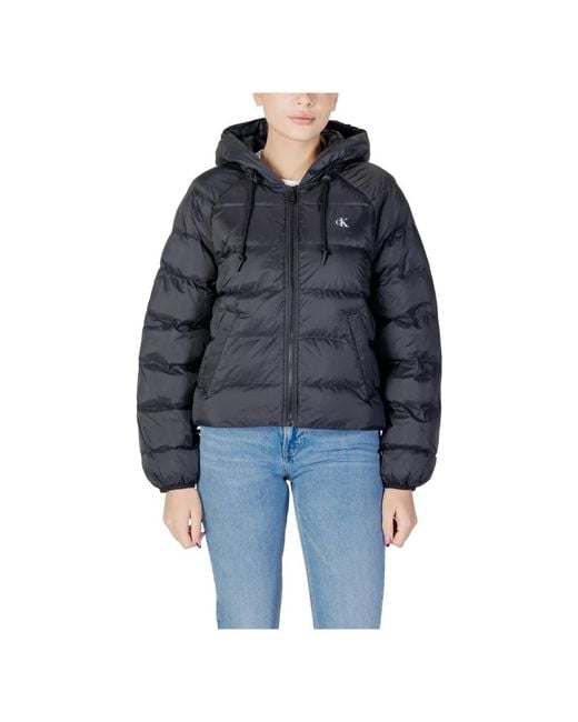 Calvin Klein Blue Lightweight Logo Puf