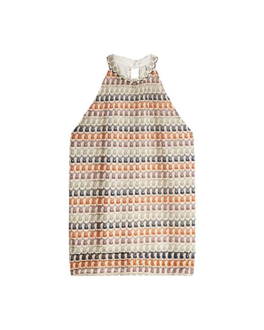 Summum Top Multicolour Haakwerk in het Metallic