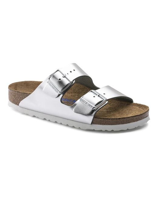 Birkenstock Metallic Sliders