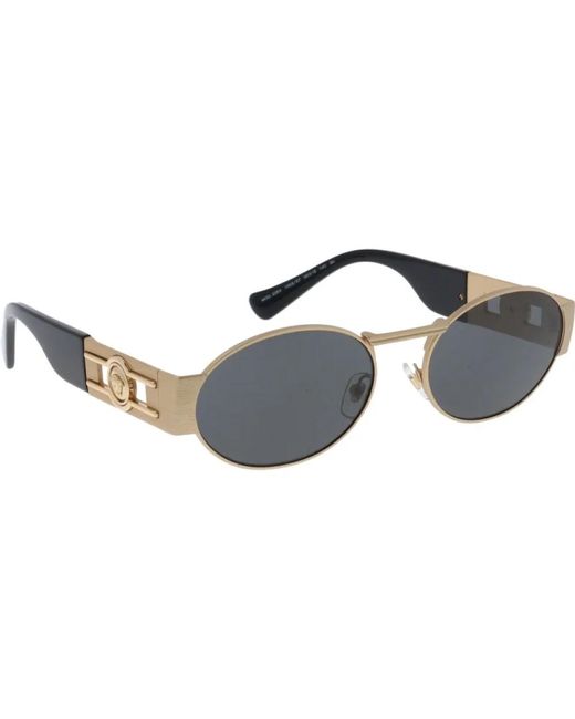 Versace Blue Ikonoische sonnenbrille mit einheitlichen gläsern