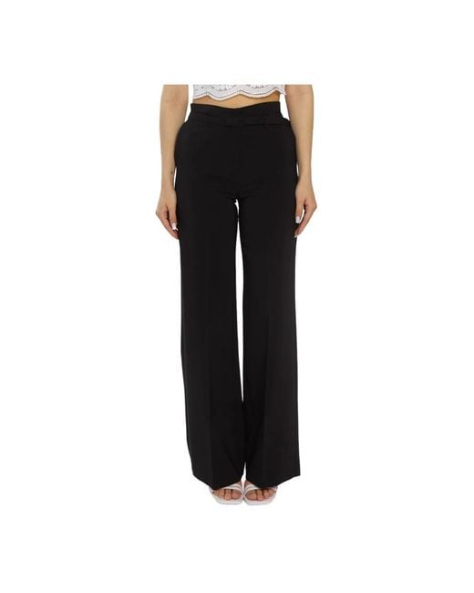 Imperial Black Wide Trousers