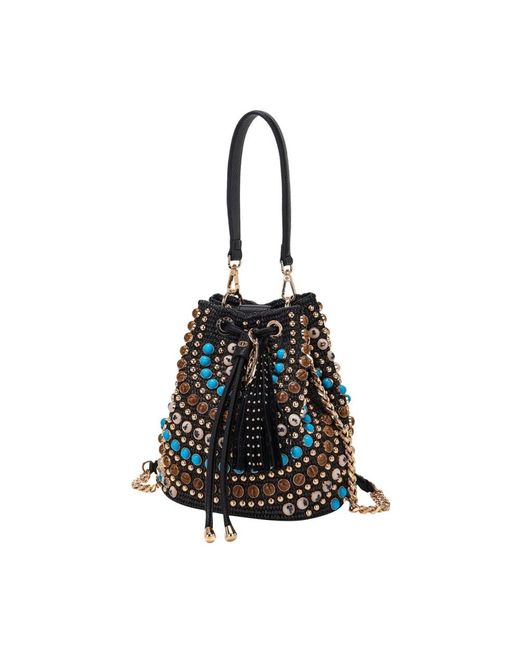 La Carrie Black Bucket Bags