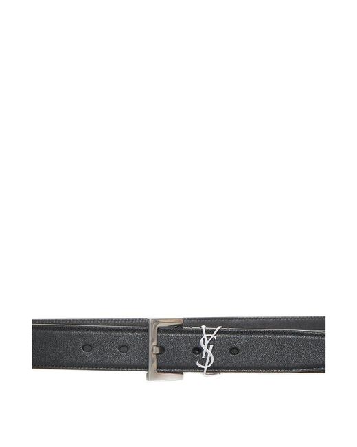 Saint Laurent Black Belts for men