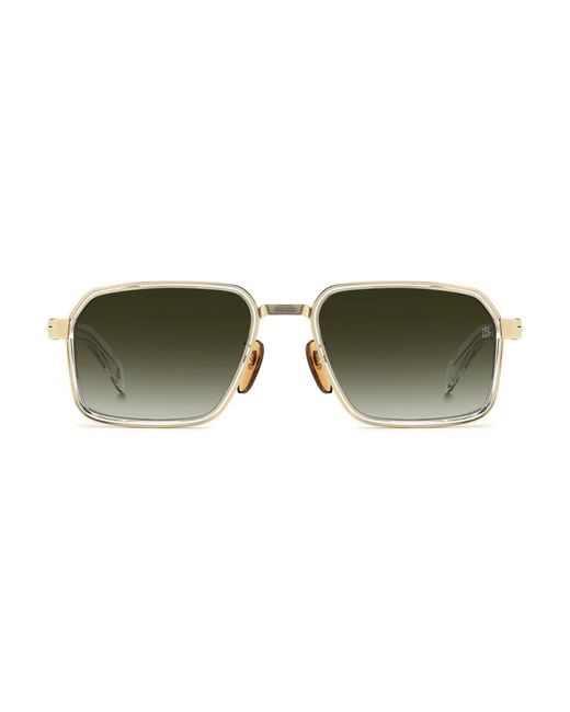 David Beckham Green Sunglasses
