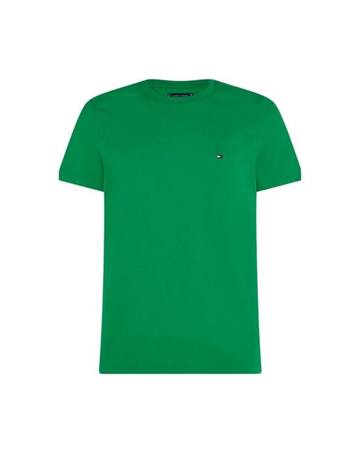 Tommy Hilfiger Stylisches t-shirt für männer und frauen,stylisches t-shirt in Green für Herren