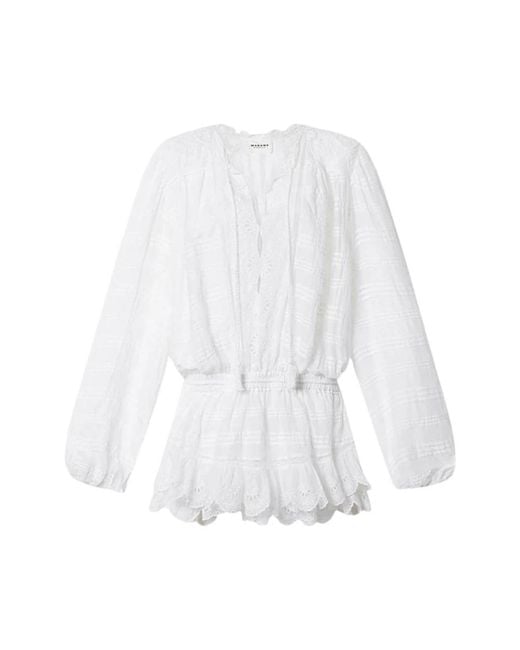 Isabel Marant White Short Dresses