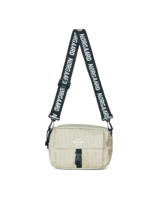 Mads Nørgaard Metallic Crossbody Tasche Four Leaf Clover