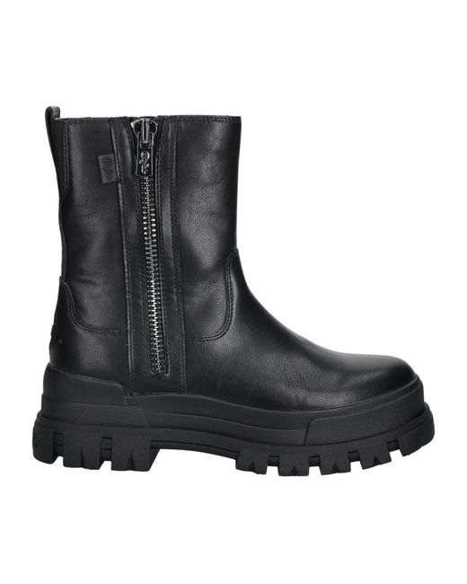 Buffalo Black Aspha Bootie Zip
