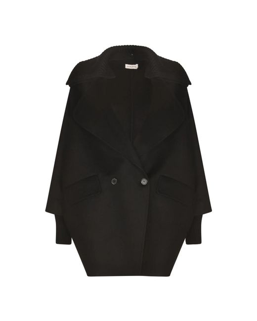 P.A.R.O.S.H. Parosh Coats in het Black