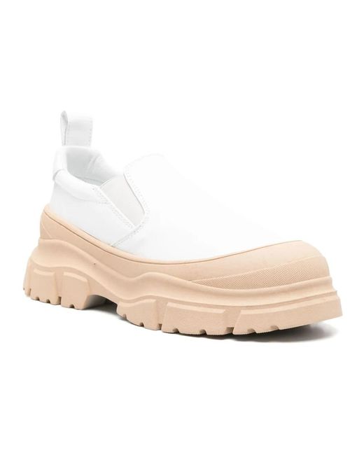 Sofie D'Hoore Natural Chunky Sole Leder Sneakers
