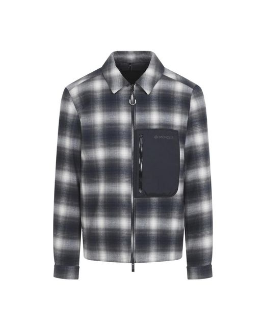 Moncler Cornisello Shirt Jacket in het Gray voor heren