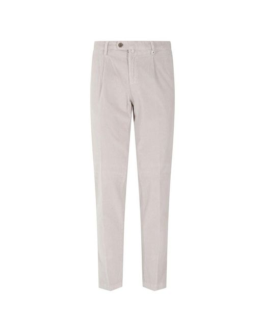 Myths Gray Slim-Fit Trousers for men