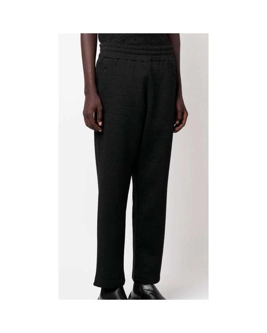 Moschino Black Wide Trousers for men