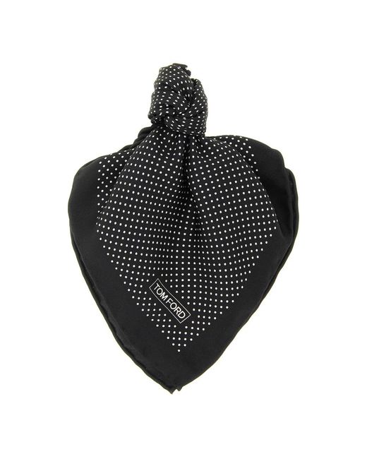 Tom Ford Black Handkerchiefs for men