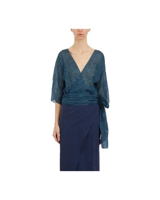 Blouses di Cortana in Blue