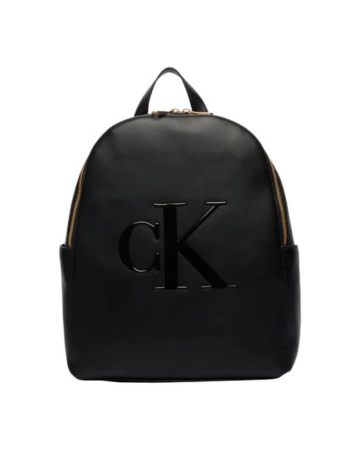 Calvin Klein Bold Ck Backpack in het Black