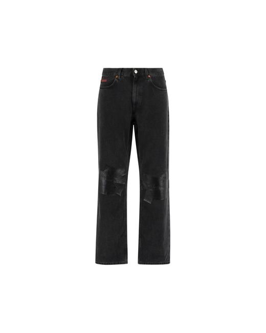 Jeans in denim grigio scuro di Martine Rose in Black da Uomo
