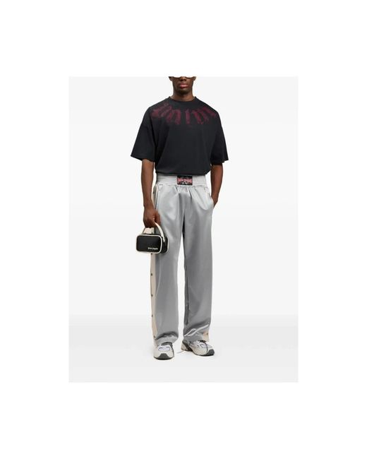 Palm Angels Blue T-Shirts for men