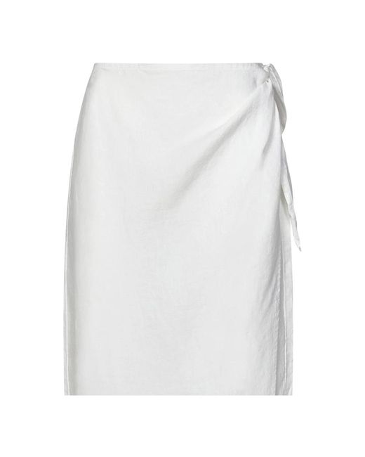 Polo Ralph Lauren White Midi skirts