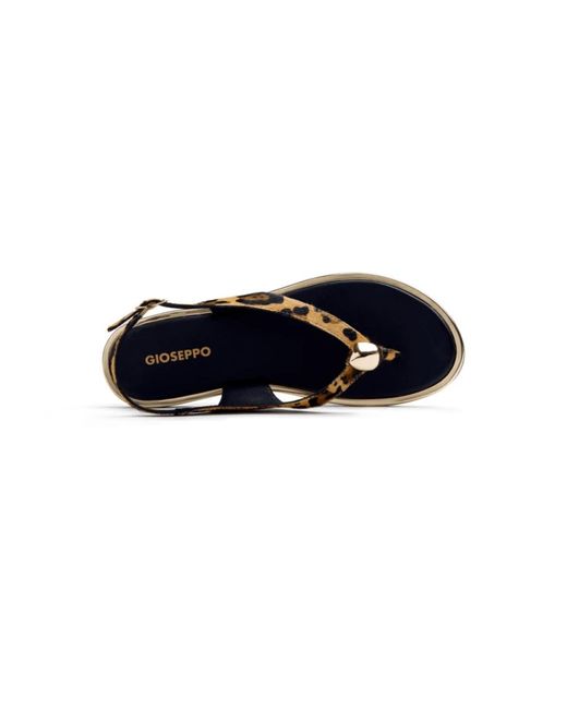 Gioseppo Blue Flat Sandals