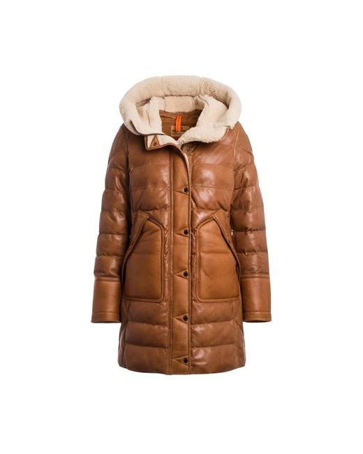 Parajumpers Faux Fur &Amp; Shearling Jassen in het Brown