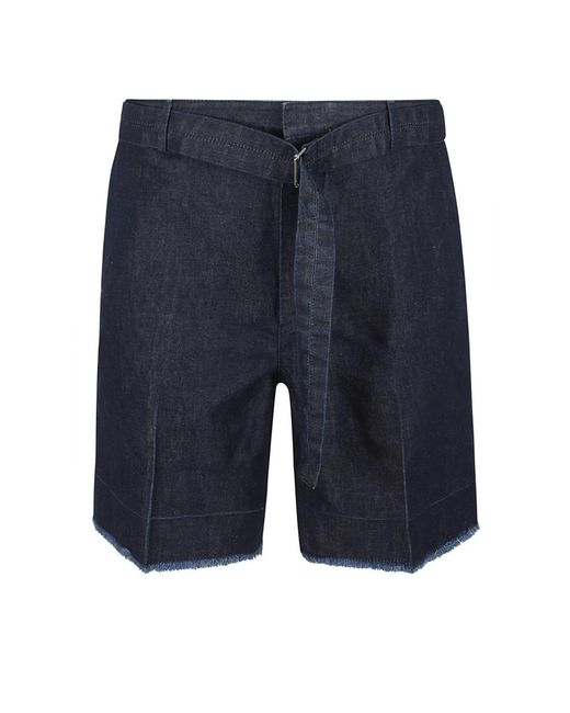 Lanvin Blue Casual Shorts for men