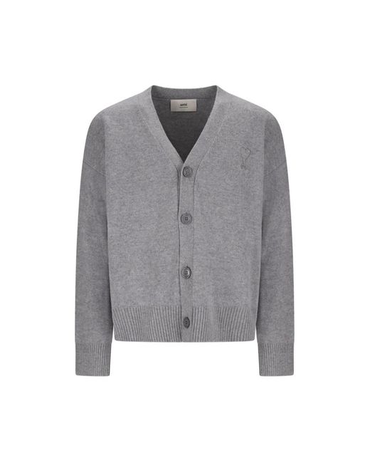 Cardigans AMI de color Gray