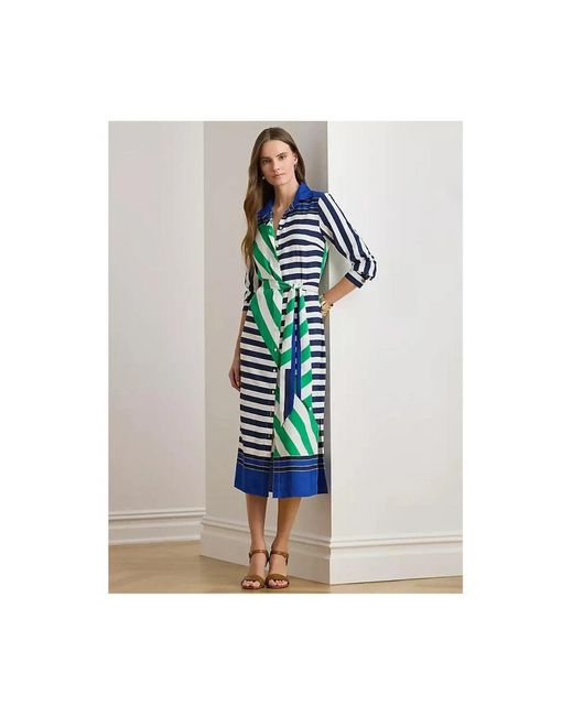 Ralph Lauren Blue Shirt Dresses