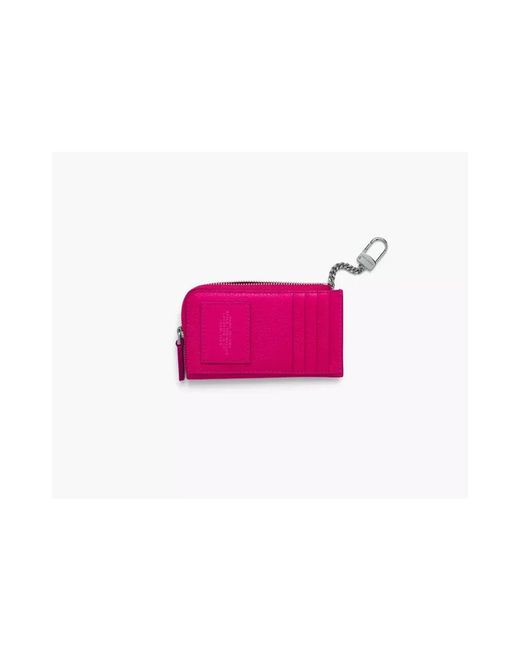 Marc Jacobs Pink Top zip multi wallet,top zip multi wallet mit dog clip