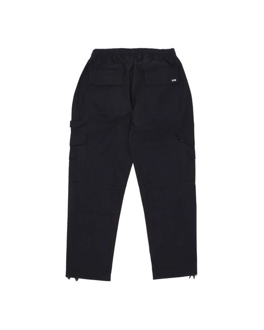 DOLLY NOIRE Blue Straight Trousers for men