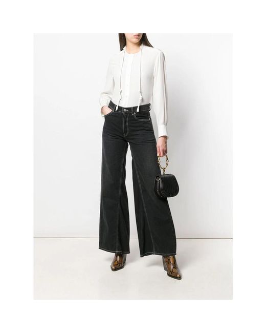 Chloé Overhemden ,Wit ,Shirts in het White