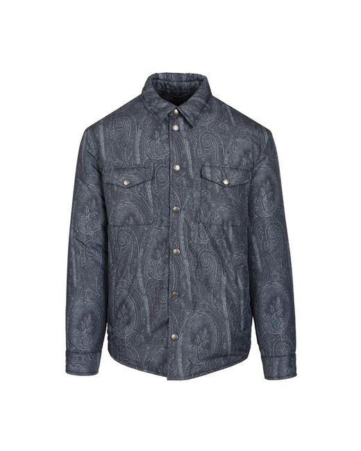 Winter Jackets Etro pour homme en coloris Blue