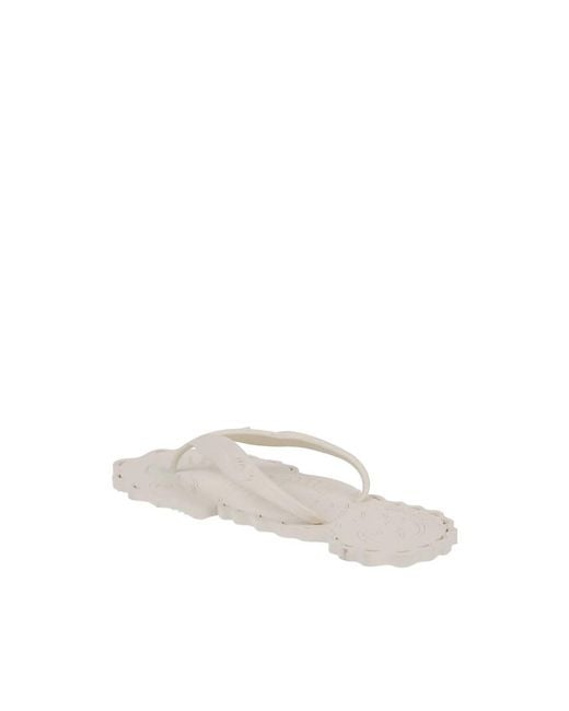 Zimmermann White Flip Flops