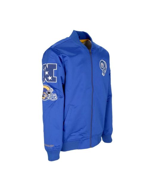 Bomber Jackets di Mitchell & Ness in Blue da Uomo