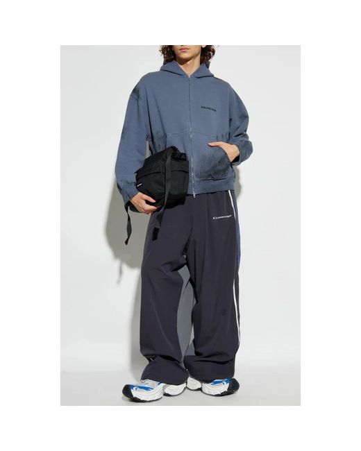 Balenciaga Hoodies & Sweatvesten ,Blauw ,Katoen Sweatshirts & Hoodies in het Blue voor heren