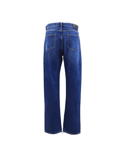 Off-White c/o Virgil Abloh Blue Straight Jeans for men