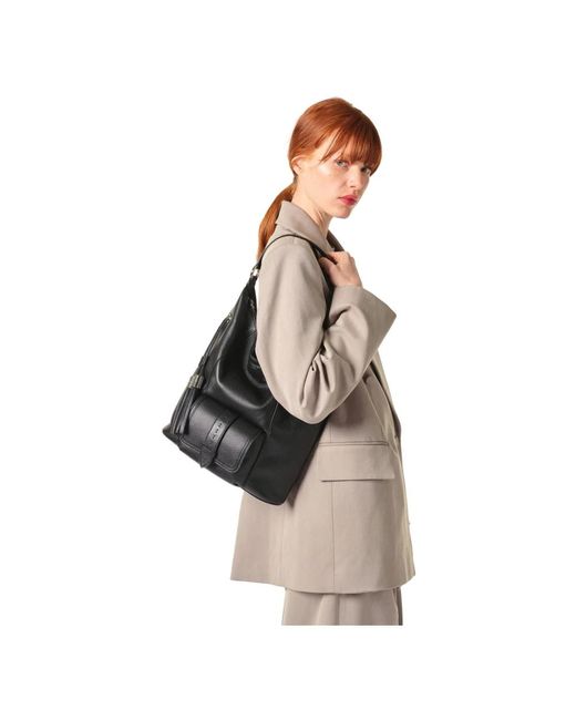 Lancel Black Schwarze Umhängetasche 1Er Flirt