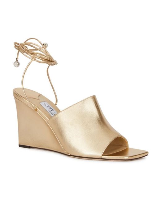 Wedges di Jimmy Choo in Metallic