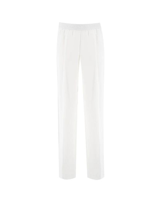 Ermanno Scervino White Straight Trousers