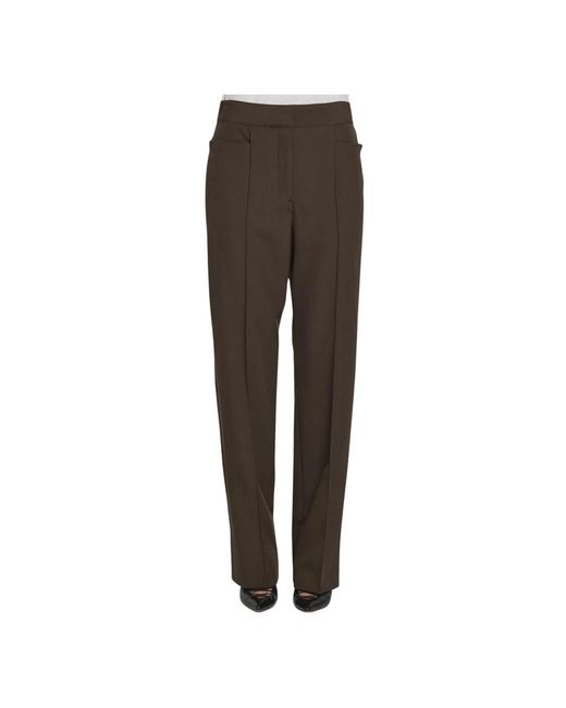 Lemaire Brown Straight Trousers