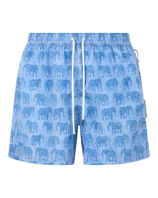 Fedeli Blue Beachwear for men
