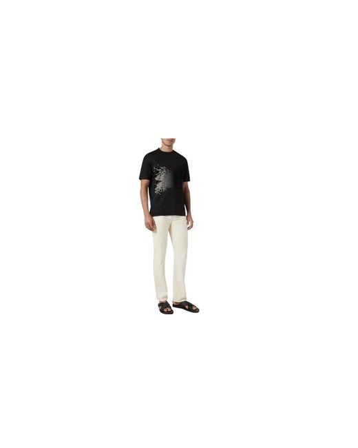 Emporio Armani Black T-Shirts for men