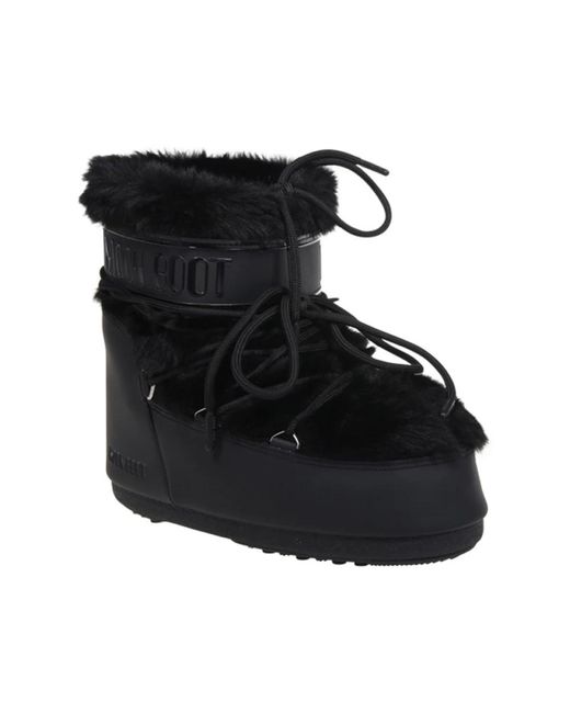 Moon Boot Black Winter Boots