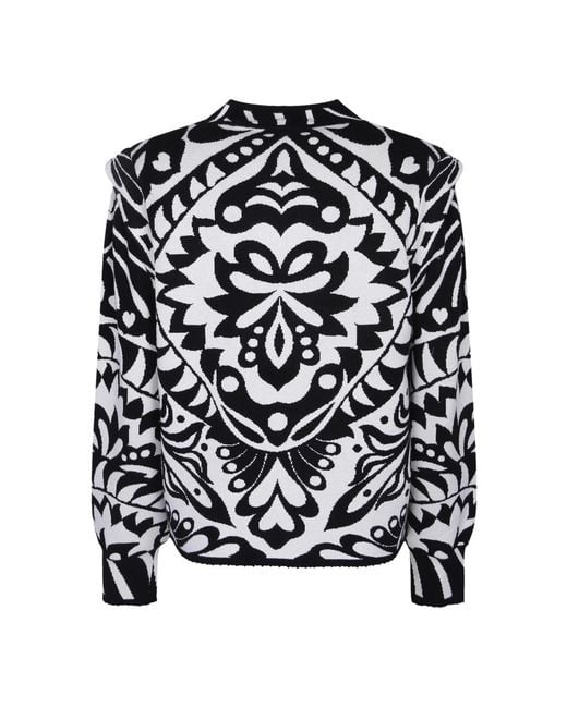 Farm Rio Black Round-Neck Knitwear