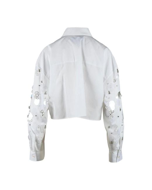 MSGM Blue Hemd