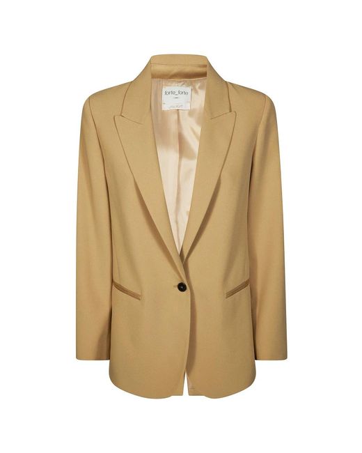 Forte_forte Natural Blazers