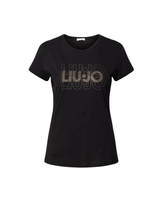 Tops > t-shirts Liu Jo en coloris Black