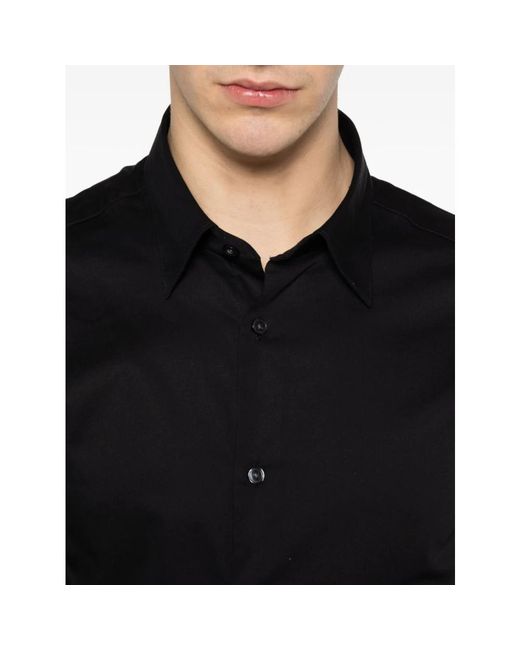 Emporio Armani Black Casual Shirts for men