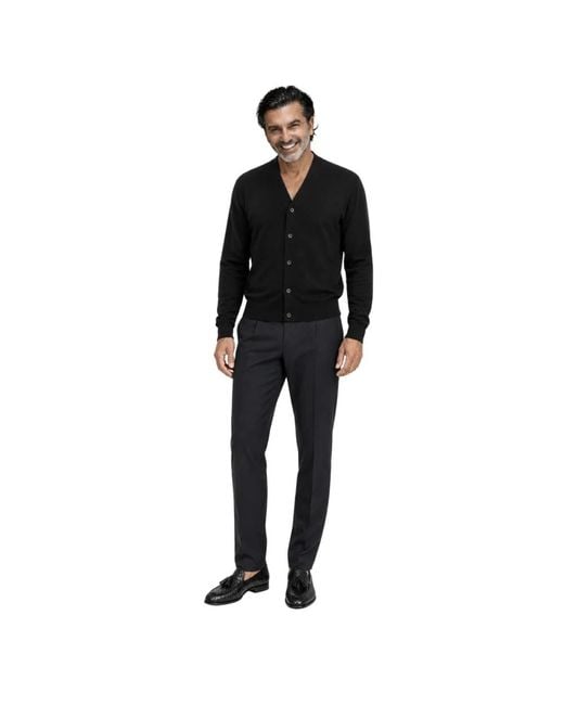 Cardigans Franzese Collection pour homme en coloris Black
