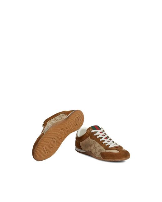 Gucci Shift Sneaker in het Brown voor heren